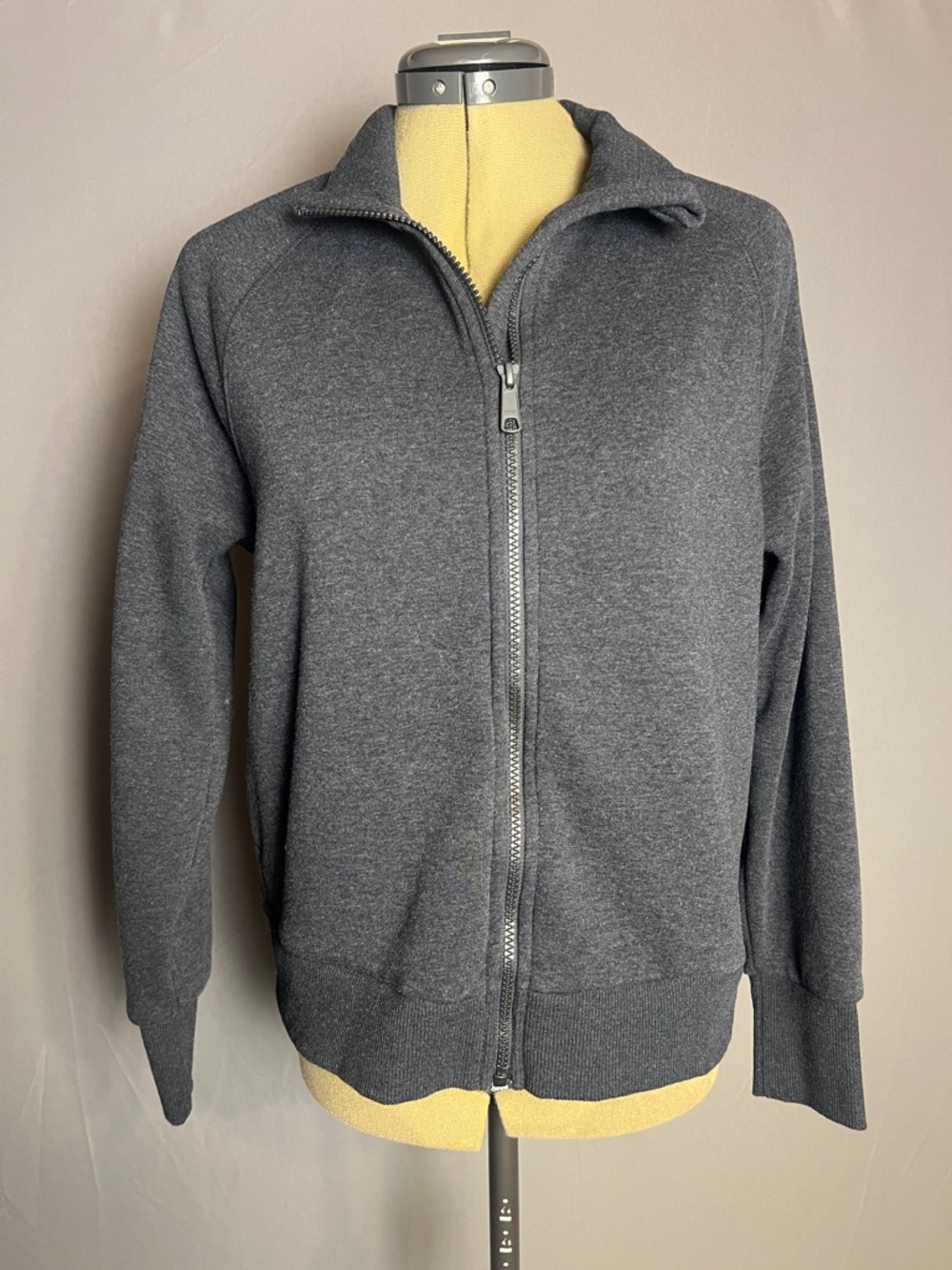 Mondetta Women's Charcoal Zip-Up Jacket